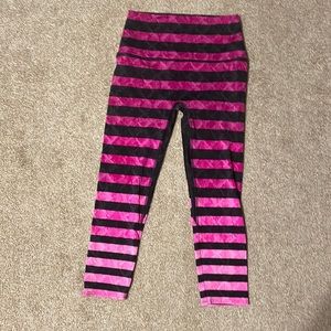 K-Deer M pink striped Capris